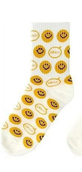 Yellow Emoji Socks
